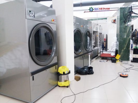 Hình ảnh: Hệ thống máy giặt sấy công nghiệp Primus