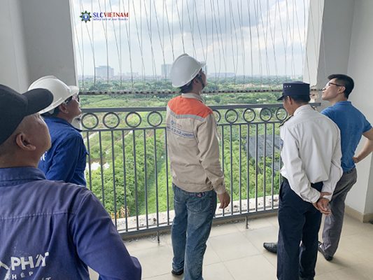 Hình ảnh: Quá trình khảo sát mặt bằng