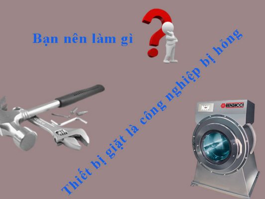 Nên làm gì khi thiết bị giặt là bị hỏng