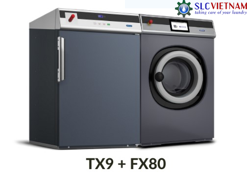 Máy sấy TX9 + máy giặt FX80
